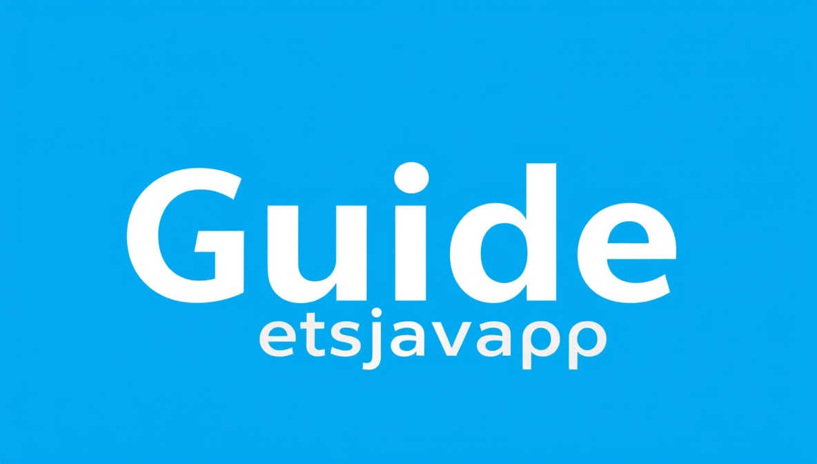 Guide etsjavaapp